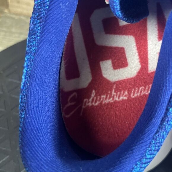 Nike Womens Sz 6 Roshe NM Flyknit Rio QS Blue Running Shoes 835894-400 - Picture 7 of 10